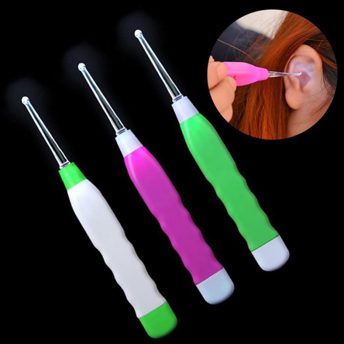 LED Baby Safety Ear Picker Ear Curette Ear Scoop Ear Cleaning Tools Home Health Care children