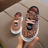 Kids Sport Shoes Chaussure Enfant Girls Boys Casual Shoes Autumn Spring Leopard Korean Breathable Flat Toddler Sneakers Children
