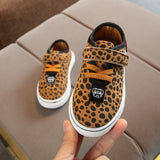 Kids Sport Shoes Chaussure Enfant Girls Boys Casual Shoes Autumn Spring Leopard Korean Breathable Flat Toddler Sneakers Children