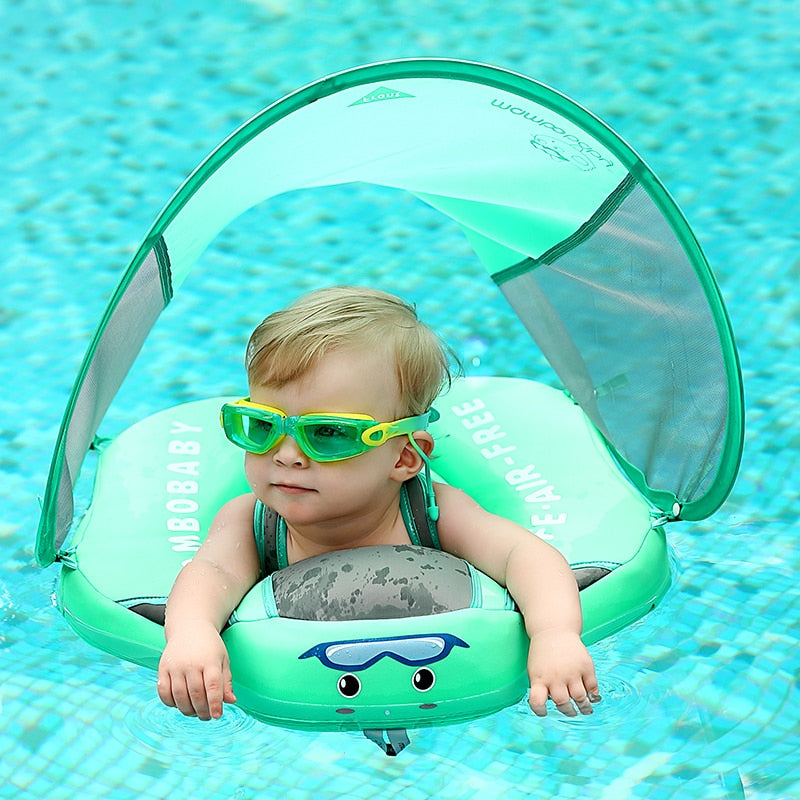 Upgrade design baby swimming ring floating children waist no inflation floats swimming pool toy for bathtub and swim trainer