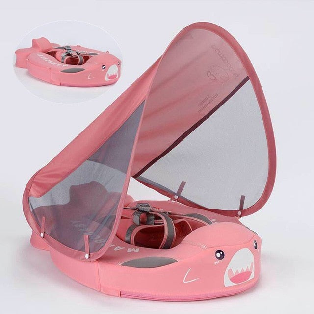 Upgrade design baby swimming ring floating children waist no inflation floats swimming pool toy for bathtub and swim trainer