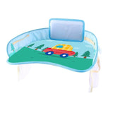 Baby Car Seat Tray Cartoon Stroller Kids Toy Food Water Holder Desk Children Portable Plate Table For Car Child Table Storage