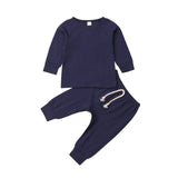 6 color Baby Boy Girl soft cotton Pajamas Clothes  Set Sleepwear Nightwear Outfit for Newborn Infant Children Cloth Kid Clothing