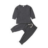 6 color Baby Boy Girl soft cotton Pajamas Clothes  Set Sleepwear Nightwear Outfit for Newborn Infant Children Cloth Kid Clothing