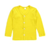 Autumn Winter Cotton Sweater Top Baby Children's Clothing Boys Girls Knitted Cardigan Sweater Kids Spring Wear New
