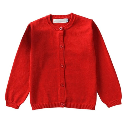 Autumn Winter Cotton Sweater Top Baby Children's Clothing Boys Girls Knitted Cardigan Sweater Kids Spring Wear New