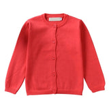Autumn Winter Cotton Sweater Top Baby Children's Clothing Boys Girls Knitted Cardigan Sweater Kids Spring Wear New