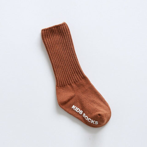 Children's Socks for Girls Boys High Quality Fashion Combed Cotton Children Clothes Accessories  Newborn Baby Anti Skid Socks