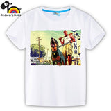 showerlikids quality cotton short sleeve T-shirt boy girl children kid clothing colorful street hot fight GTA 5 sPrice Scolor001