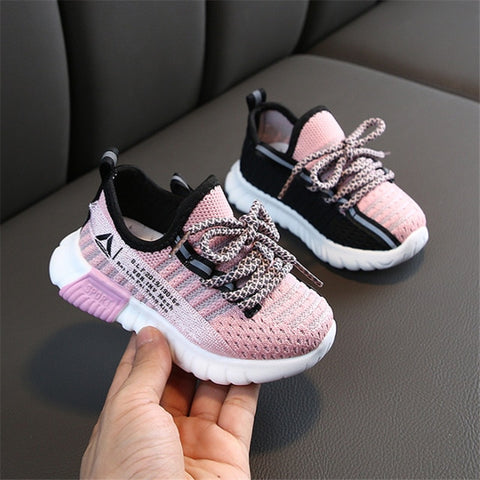 DIMI 2019 Autumn Children Shoes Boys Girls Sport Shoes Breathable Infant Shoes Sneakers Soft Bottom Non-slip Casual Kids Shoes