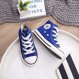 Kids Shoes For Girl Baby Sneakers 2019 Spring Fashion High Toe Canvas Toddler Boy Shoes Children Classical Girls Canvas Shoes
