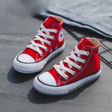 Kids Shoes For Girl Baby Sneakers 2019 Spring Fashion High Toe Canvas Toddler Boy Shoes Children Classical Girls Canvas Shoes