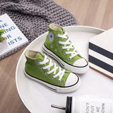 Kids Shoes For Girl Baby Sneakers 2019 Spring Fashion High Toe Canvas Toddler Boy Shoes Children Classical Girls Canvas Shoes