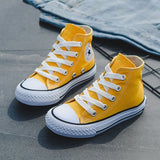 Kids Shoes For Girl Baby Sneakers 2019 Spring Fashion High Toe Canvas Toddler Boy Shoes Children Classical Girls Canvas Shoes