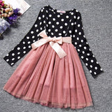 Spring Autumn Long Sleeves Children Girl Clothes Casual School Dress for Girls mini Tutu Dress Kids Girl Party Wear Clothing