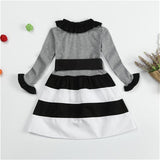 Spring Autumn Long Sleeves Children Girl Clothes Casual School Dress for Girls mini Tutu Dress Kids Girl Party Wear Clothing