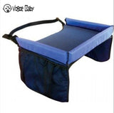 Car Table Kids Waterproof Table Car Seat Tray Storage Kids Toys Baby Fence Children Dining Drink Table In-car Accessories