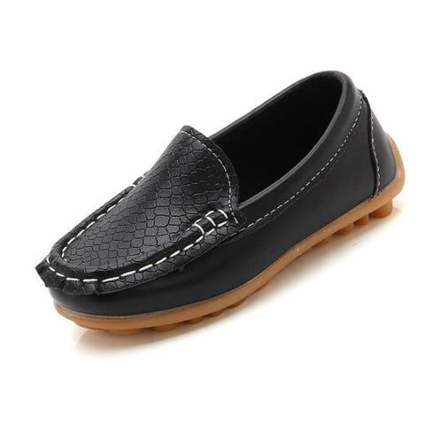 12 Colors All Sizes 21-36 Children Shoes PU Leather Casual Styles Boys Girls Shoes Soft Comfortable Loafers Slip On Kids Shoes