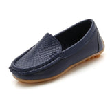 12 Colors All Sizes 21-36 Children Shoes PU Leather Casual Styles Boys Girls Shoes Soft Comfortable Loafers Slip On Kids Shoes