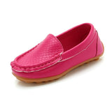 12 Colors All Sizes 21-36 Children Shoes PU Leather Casual Styles Boys Girls Shoes Soft Comfortable Loafers Slip On Kids Shoes