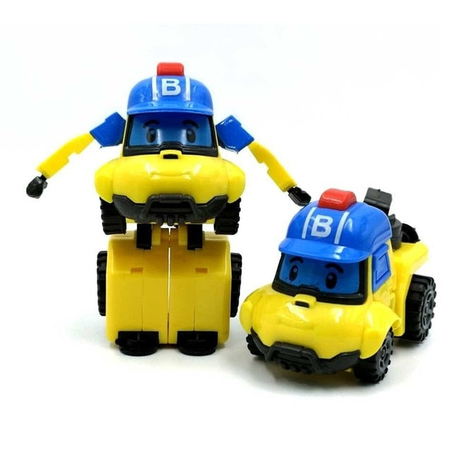 6 Styles Korean Kid Toys Robocar Poli Transformation Robot Poli Amber Roy Car Toys Action Figure Toys For Children Best Gifts