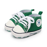 Toddler Kids Boys Girls Shoes Spring /autumn Canvas Sneakers High Top Lace Up Baby Shoes Casual First Walkers
