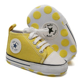 Toddler Kids Boys Girls Shoes Spring /autumn Canvas Sneakers High Top Lace Up Baby Shoes Casual First Walkers