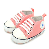 Toddler Kids Boys Girls Shoes Spring /autumn Canvas Sneakers High Top Lace Up Baby Shoes Casual First Walkers