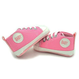 Toddler Kids Boys Girls Shoes Spring /autumn Canvas Sneakers High Top Lace Up Baby Shoes Casual First Walkers