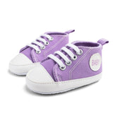 Toddler Kids Boys Girls Shoes Spring /autumn Canvas Sneakers High Top Lace Up Baby Shoes Casual First Walkers