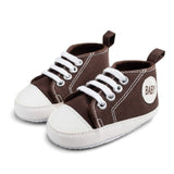 Toddler Kids Boys Girls Shoes Spring /autumn Canvas Sneakers High Top Lace Up Baby Shoes Casual First Walkers