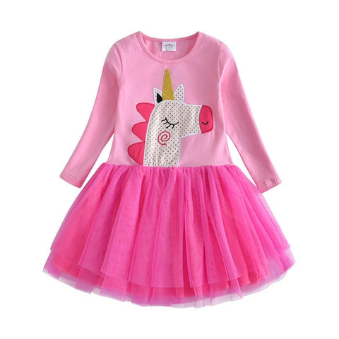 Kids Autumn Winter Dresses for Girls Star Sequins Princess Dress Girls Long Sleeve Party Vestidos Baby Girl Children Clothing