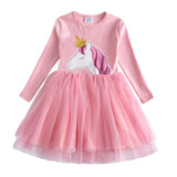 Kids Autumn Winter Dresses for Girls Star Sequins Princess Dress Girls Long Sleeve Party Vestidos Baby Girl Children Clothing