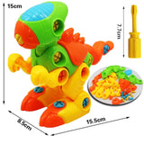 Early Learning Education DIY Screw Nut Group Installed Plastic 3d Puzzle Disassembly Motorcycle Kids Toys for Children Jigsaw