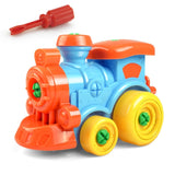 Early Learning Education DIY Screw Nut Group Installed Plastic 3d Puzzle Disassembly Motorcycle Kids Toys for Children Jigsaw