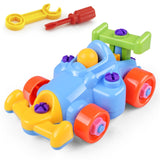 Early Learning Education DIY Screw Nut Group Installed Plastic 3d Puzzle Disassembly Motorcycle Kids Toys for Children Jigsaw