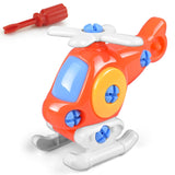 Early Learning Education DIY Screw Nut Group Installed Plastic 3d Puzzle Disassembly Motorcycle Kids Toys for Children Jigsaw