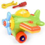 Early Learning Education DIY Screw Nut Group Installed Plastic 3d Puzzle Disassembly Motorcycle Kids Toys for Children Jigsaw