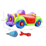 Early Learning Education DIY Screw Nut Group Installed Plastic 3d Puzzle Disassembly Motorcycle Kids Toys for Children Jigsaw