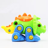 Early Learning Education DIY Screw Nut Group Installed Plastic 3d Puzzle Disassembly Motorcycle Kids Toys for Children Jigsaw