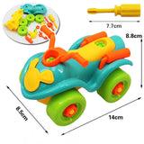 Early Learning Education DIY Screw Nut Group Installed Plastic 3d Puzzle Disassembly Motorcycle Kids Toys for Children Jigsaw