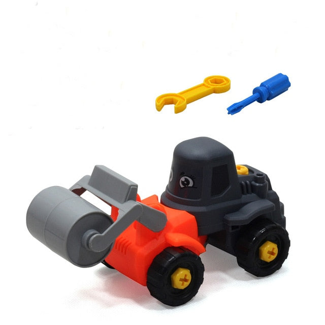 Early Learning Education DIY Screw Nut Group Installed Plastic 3d Puzzle Disassembly Motorcycle Kids Toys for Children Jigsaw
