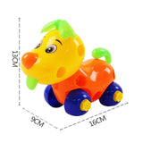 Early Learning Education DIY Screw Nut Group Installed Plastic 3d Puzzle Disassembly Motorcycle Kids Toys for Children Jigsaw