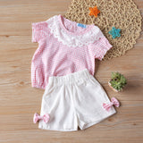 Humor Bear Girls clothes Girls Sets Summer Set 2020 Kids Clothes Girls Clothing Sets Two-Piece Kids Suit children clothing