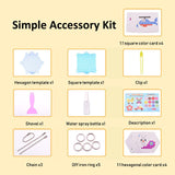 24 Colors 500Pcs 5mm Water Spray Beads DIY 3D Puzzles Toy Hama Beads Magic Beads Educational Gift Water Perlen Learn Kids Toys