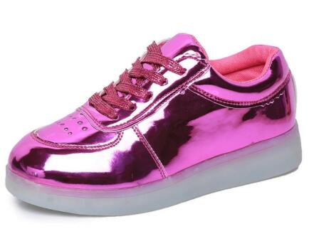 UncleJerry Size 31-46 USB chargering Led Shoes for kids & adults Light Up Sneakers for boys girls men women Glowing Party Shoes