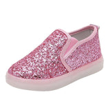 WEIXINBUY Baby Children Shoes Kids Led Flash Sneakers Spring Autumn Fashion Sequin Sneakers Girls Princess Lightning Shoes 21-30