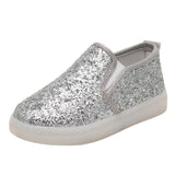 WEIXINBUY Baby Children Shoes Kids Led Flash Sneakers Spring Autumn Fashion Sequin Sneakers Girls Princess Lightning Shoes 21-30