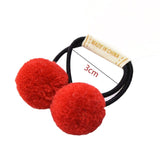 4Pcs/2pc/1pc Baby Kid Hair Accessories Headwear Mini Ball Rubber Headbands Girl Children Solid Color Pompon Gum Elastic HairBand