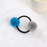 4Pcs/2pc/1pc Baby Kid Hair Accessories Headwear Mini Ball Rubber Headbands Girl Children Solid Color Pompon Gum Elastic HairBand